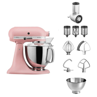 KitchenAid 4,8 L 5KSM175 Artisan Food Processor Beginner Set with Vegetable Slicer