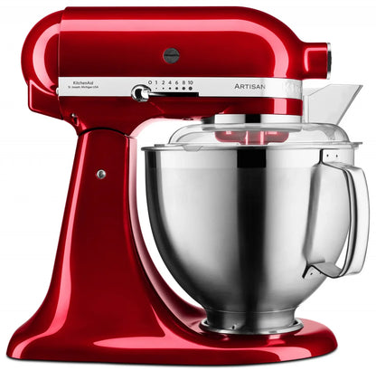 KitchenAid 4,8 L 5KSM185 Artisan Küchenmaschine Flexiset Artisan + Flexi-Rührer