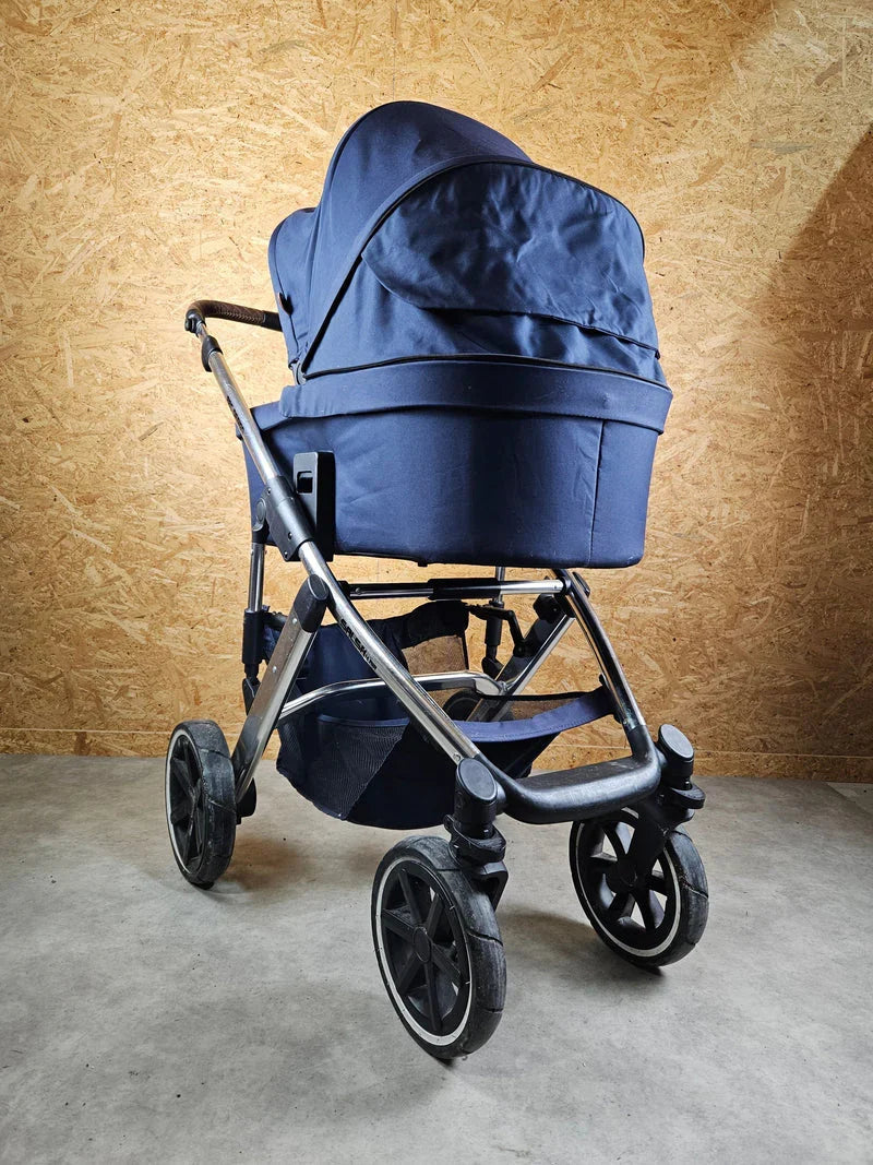 ABC Design - Salsa 4 Air Kinderwagen (Gestell und Babywanne) Blau in gutem Zustand