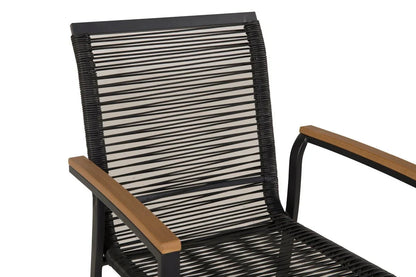2er Set - Gartenstuhl Denver aus Metall/Polyester