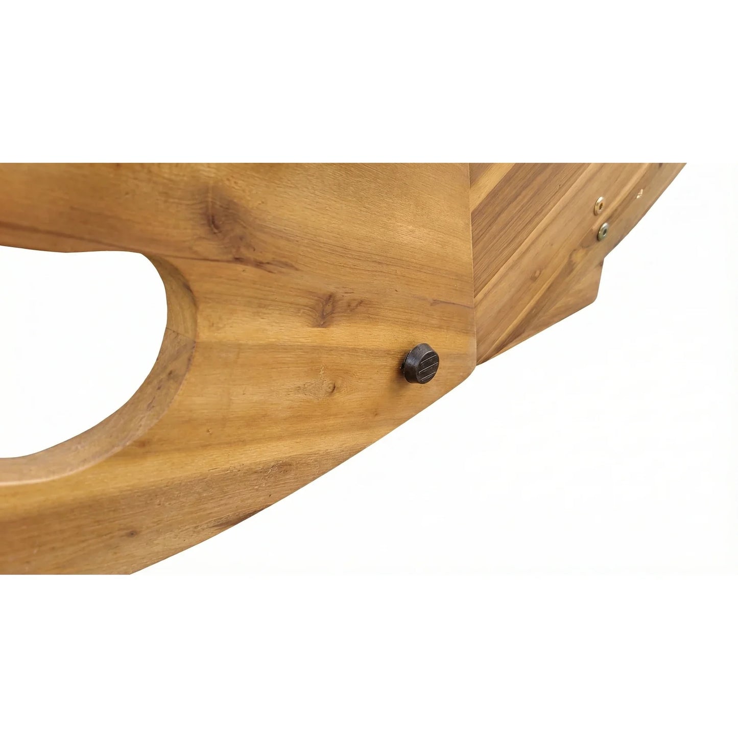 Ergonomic double rocking lounger made of acacia wood - FSC® certified