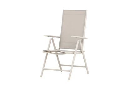 2er - Set Gartenstuhl Luma - ein klappbarer Stuhl in schlichtem Beige