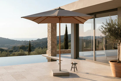 Sonnenschirm Toscana 300x300 mit Holzgestell
