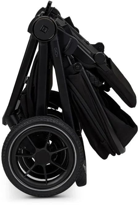 B-Ware Moon Gio Kombikinderwagen Babywagen Onyx Matt Höhenverstellbar Luftreifen